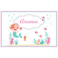 Personalized Placemat with Mermaid Princess design