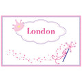 Personalized Placemat with Fairy Princess design