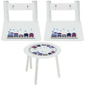 boys personalized sports table and 2 chair set