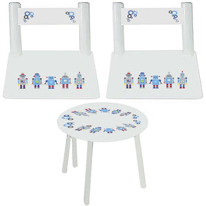 Personalized Table and Chairs with Robot design