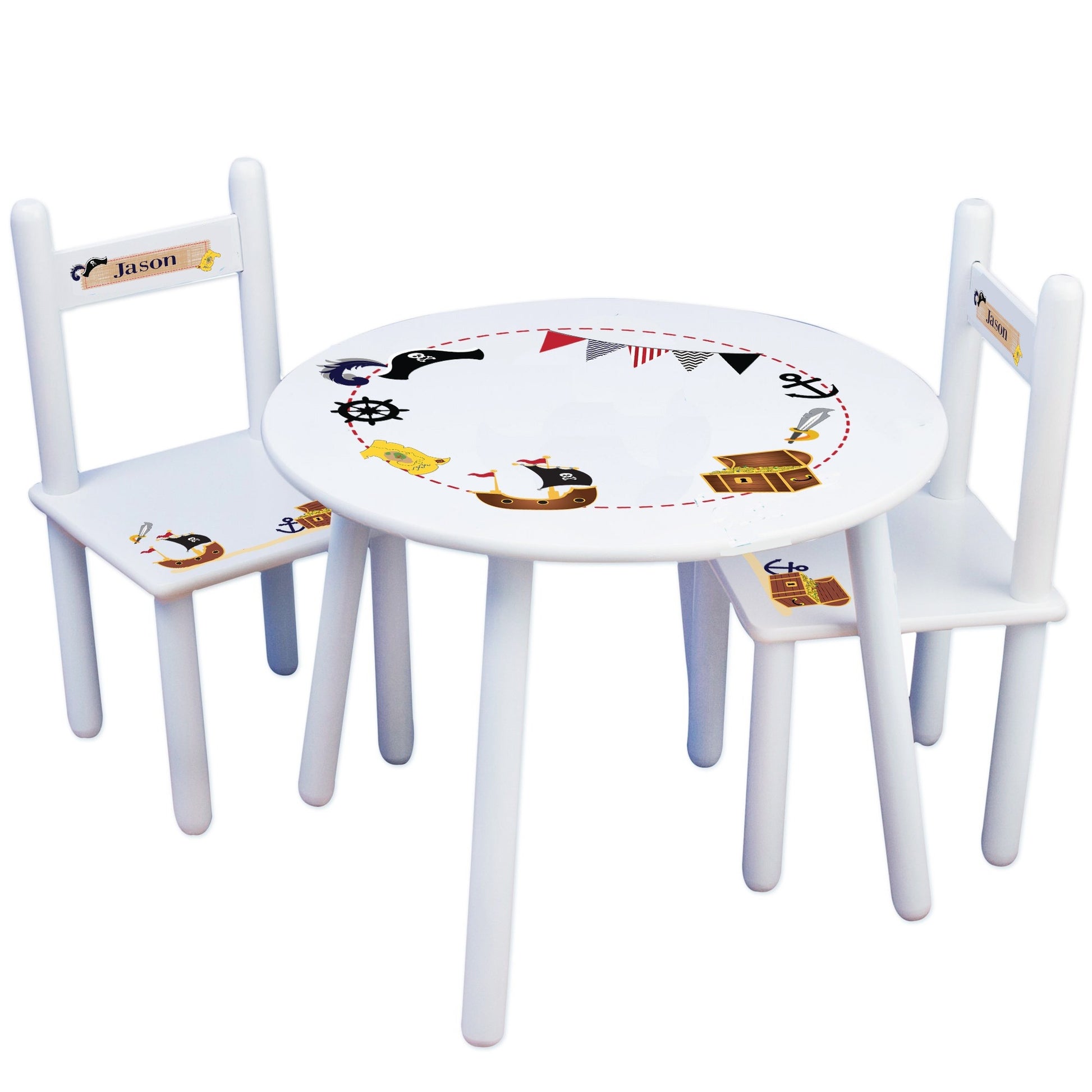 childs pirate table chair set