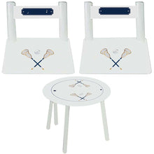 Personalized Table and Chairs with Volley Balls design