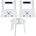 Personalized Table and Chairs with Gymnastics design