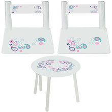 personalized princess table chair set for children