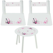 Personalized Table and Chairs with Lovely Birds design