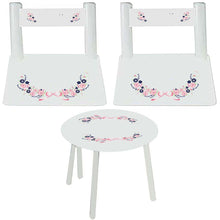 Personalized Table and Chairs with Ballet Princess design