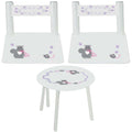 personalized kitty cat table chair set