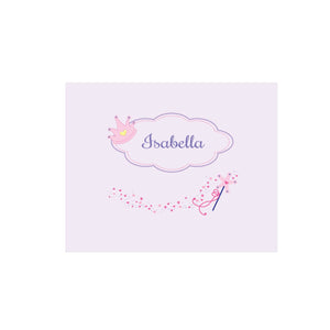 Personalized Wall Canvas with Fairy Princess design
