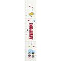 Personalized White Growth Chart With Super Hero Girl Design