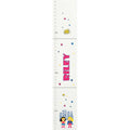 Personalized White Growth Chart With Superhero African American Design