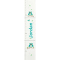 Personalized White Growth Chart With Rainbow Primary Design