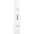 Personalized White Growth Chart With Tennis Design