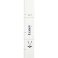 Personalized White Growth Chart With Ice Hockey Design