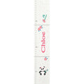 Personalized White Childrens Growth Chart with Fairy Princess design