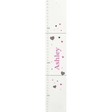Personalized White Growth Chart With Sweet Treats Design