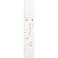 Personalized White Growth Chart With Tea Party Design