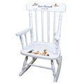 Woodland White Personalized Wooden ,rocking chairs