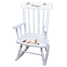 Woodland White Personalized Wooden ,rocking chairs