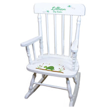 Turtle White Personalized Wooden ,rocking chairs