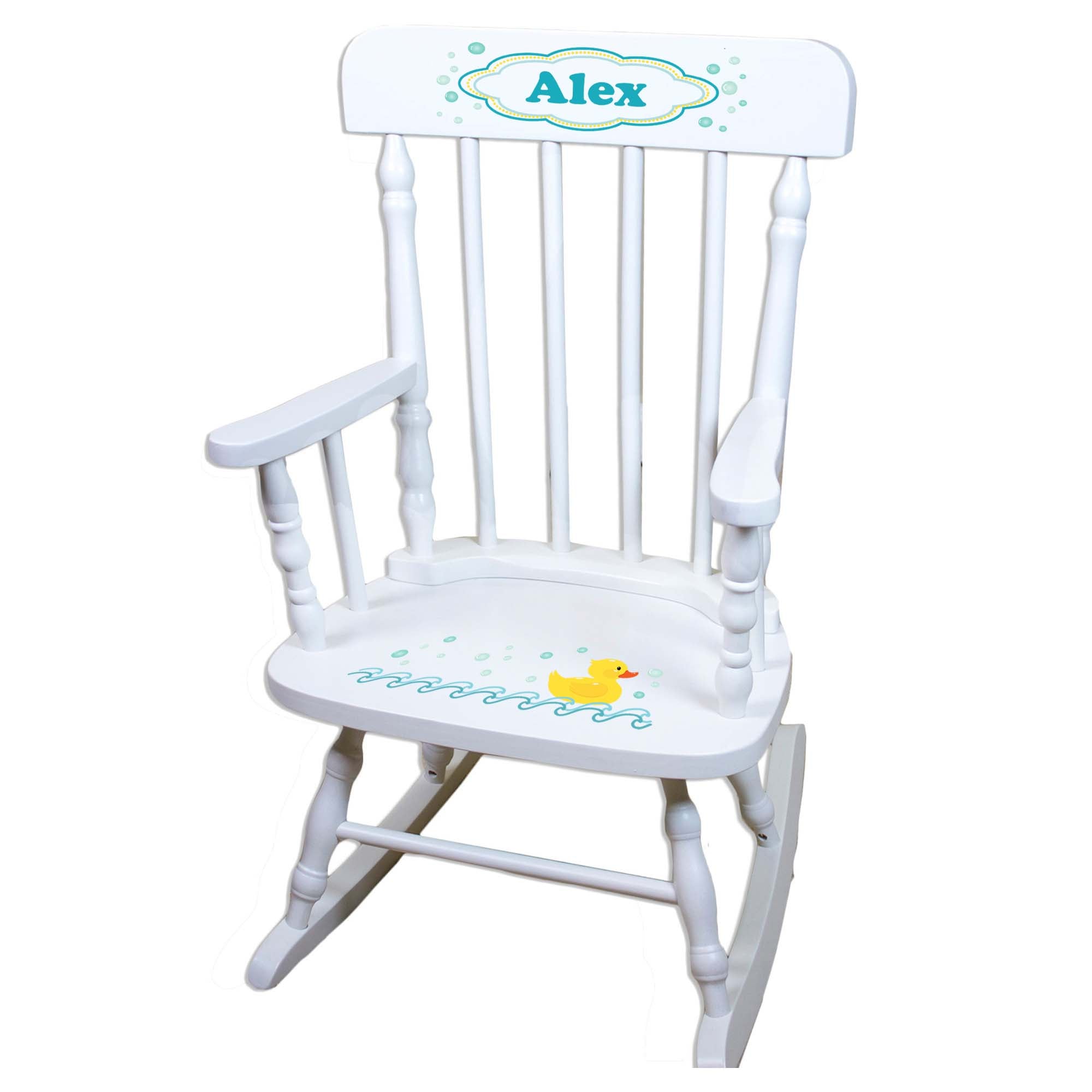Rubber Ducky Spindle Rocking Chair | My Bambino