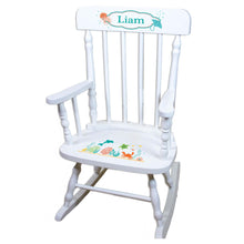 Sea Life White Personalized Wooden ,rocking chairs