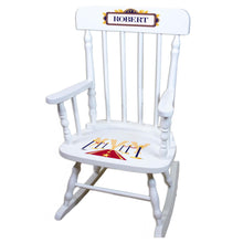 A Star is Born Red White Personalized Wooden ,rocking chairs