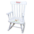 Tennis White Personalized Wooden ,rocking chairs
