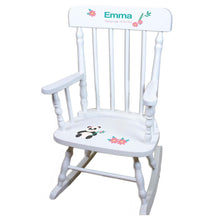 English Garden White Personalized Wooden ,rocking chairs