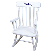 White Personalized Wooden ,rocking chairs -Name Only