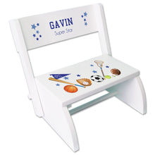 Personalized Airplane Childrens Stool