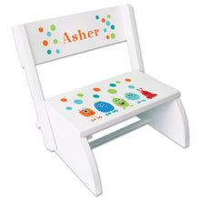 Personalized Monster Mash Childrens Stool