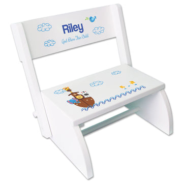 Personalized Noahs Ark Childrens Stool