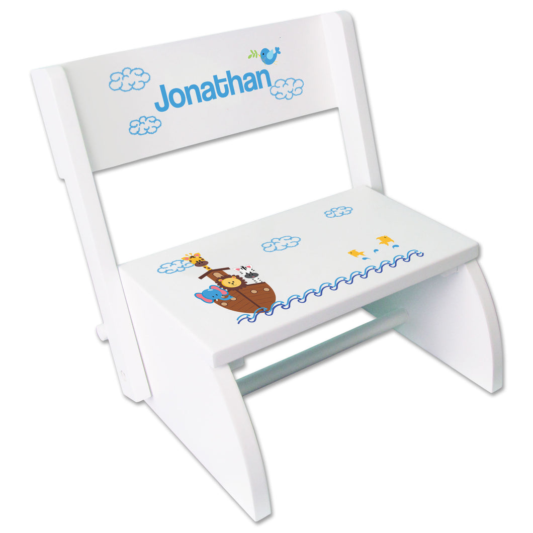 Personalized Noahs Ark Childrens Stool
