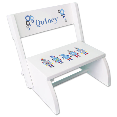 Personalized Robot Childrens Stool