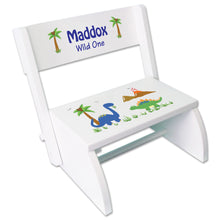 Personalized Dinosaurs Childrens Stool