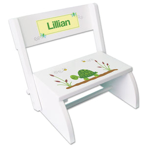 Personalized Turtle Childrens Stool