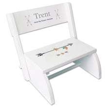 Personalized Tribal Arrows Boy Childrens Stool