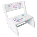 Personalized Princess Castle Childrens Stool
