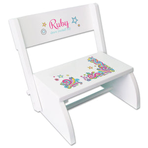 Personalized Ballet Princess Childrens Stool