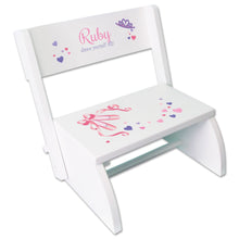 Personalized Kitty Cat Childrens Stool