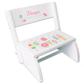 Personalized Strawberries Childrens Stool