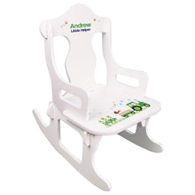 Red Tractor Puzzle Rocker