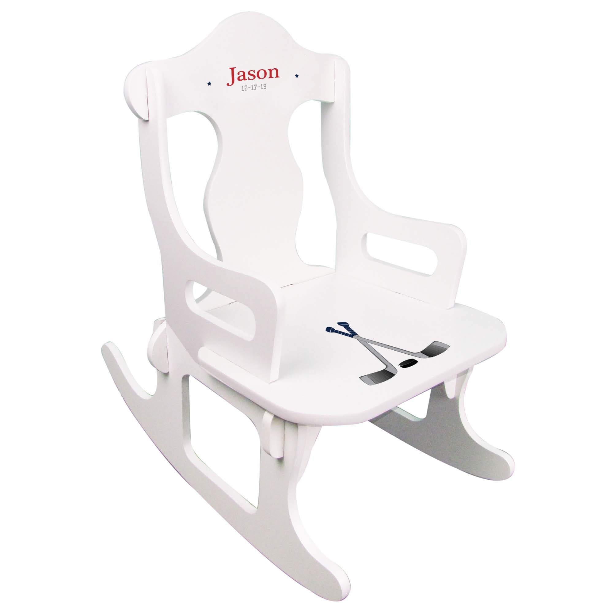 Ice Hockey Puzzle Rocker Puzzle Rocking Chair | My Bambino