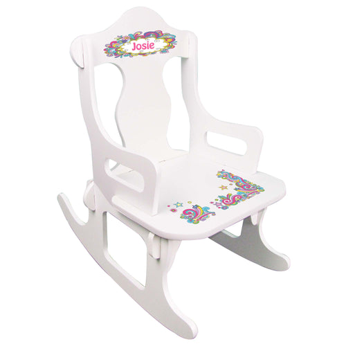 Groovy Swirl Puzzle Rocker
