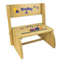 Personalized Boys Super Hero Childrens And Toddlers Wooden Folding Stool