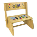 Personalized Rubber Ducky Childrens And Toddlers Wooden Folding Stool