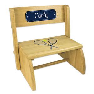 Personalized Tennis NaturalStool 