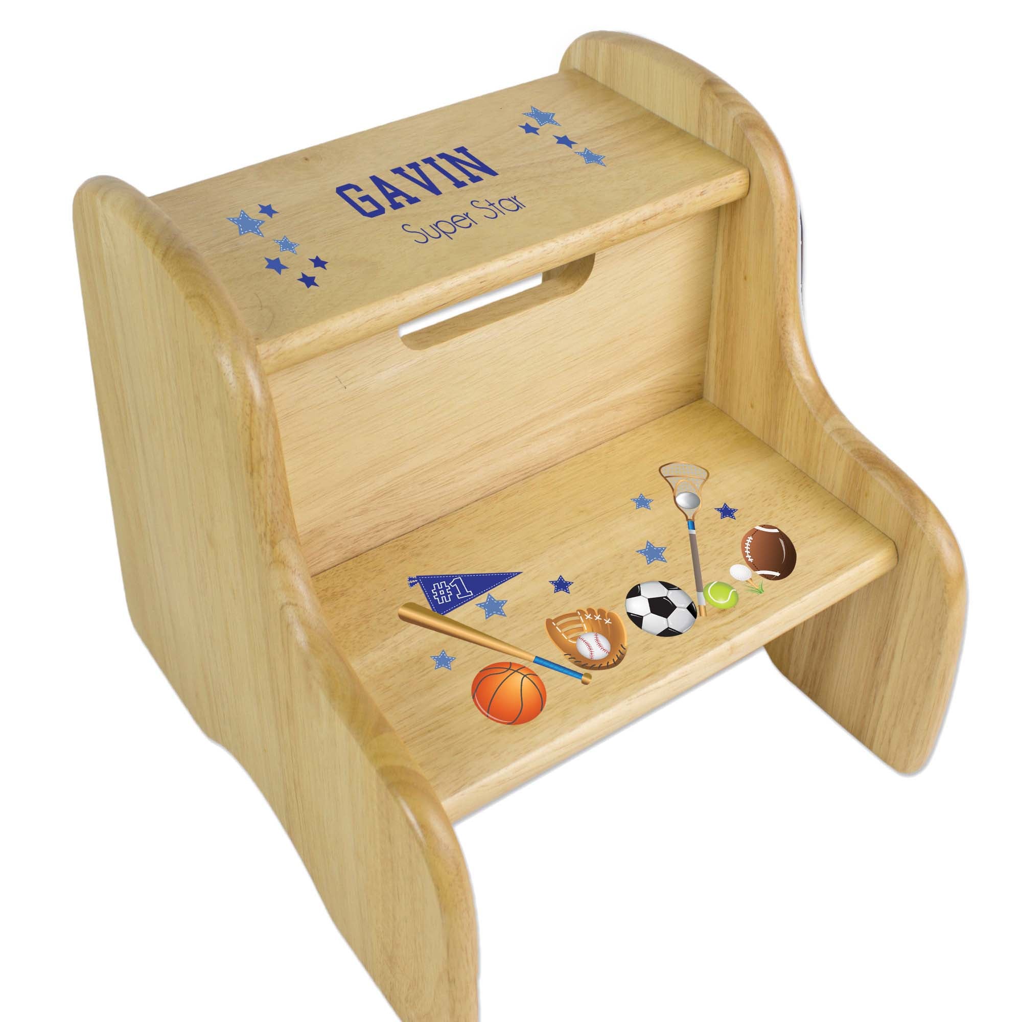Monogrammed step stool sales