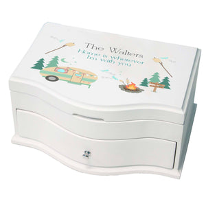 Princess Girls Jewelry Box with Camp Smores design