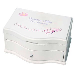 Princess Girls Jewelry Box with Fairy Princess design